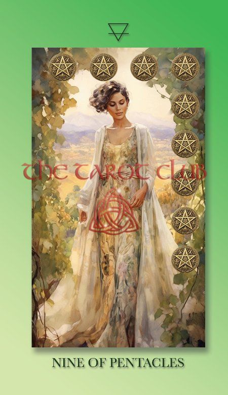 Nine of Pentacles - The Tarot Club