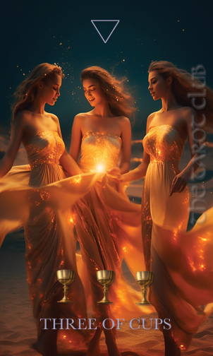 three of cups